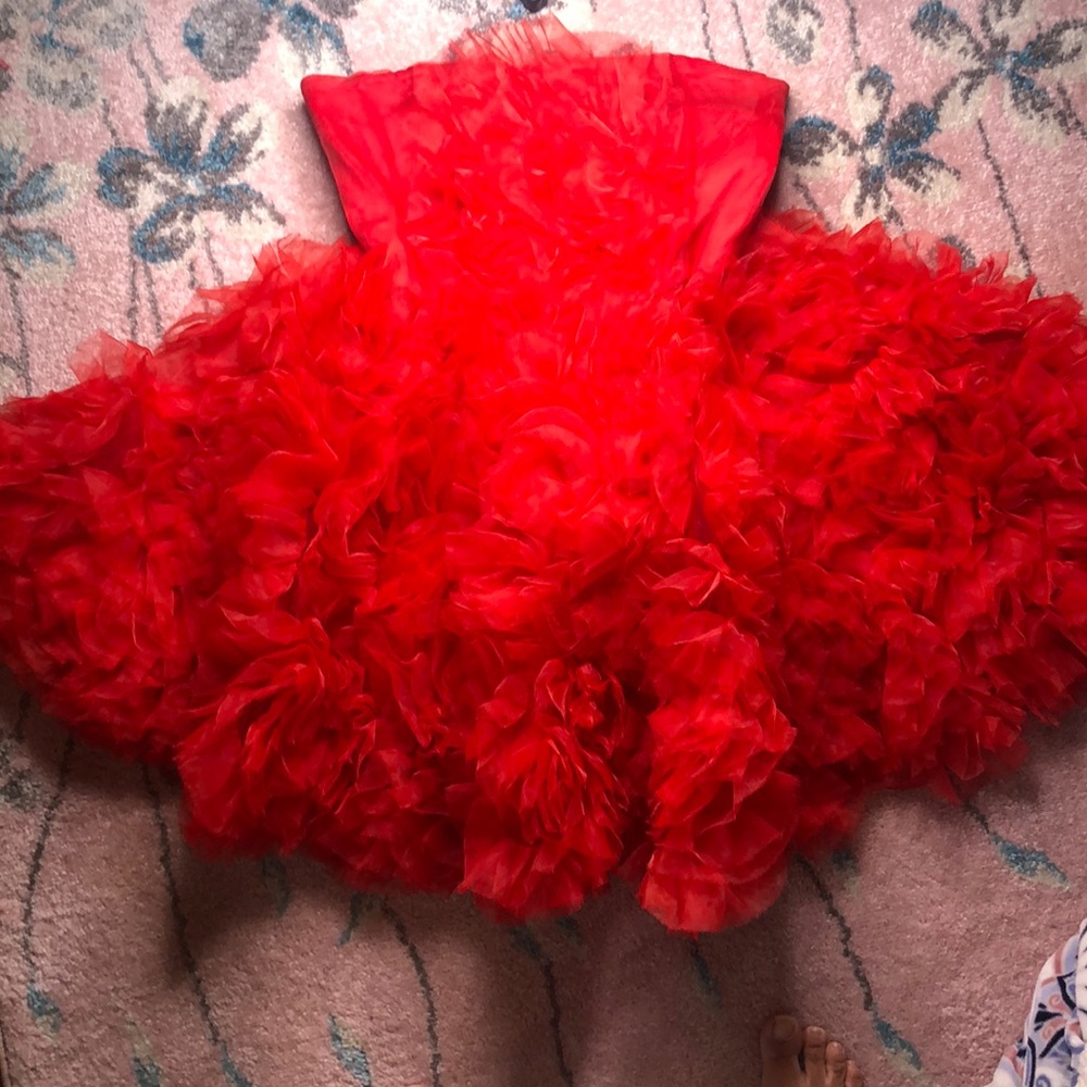 Pearl - Fancy Cocktail Red Dress